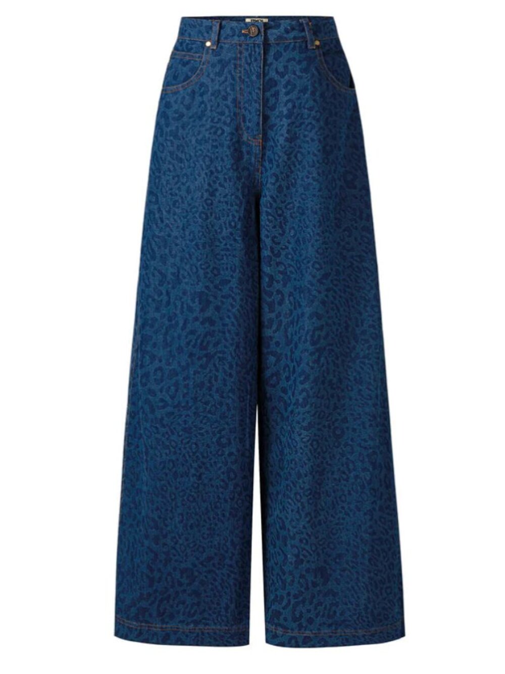 Azure Blue Denim Trousers